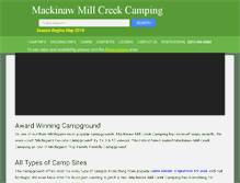 Tablet Screenshot of campmackinaw.com